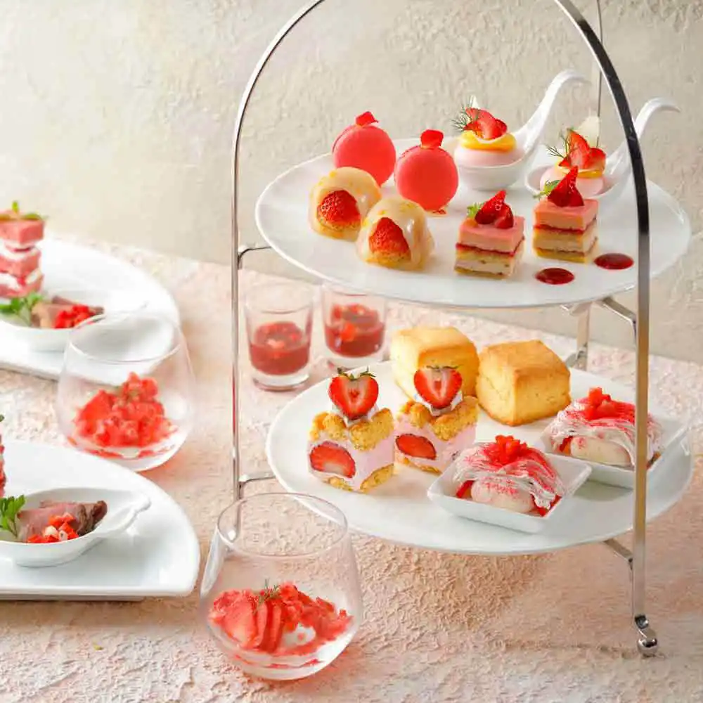 滋賀マリオットホテルのいちごアフタヌーンティー