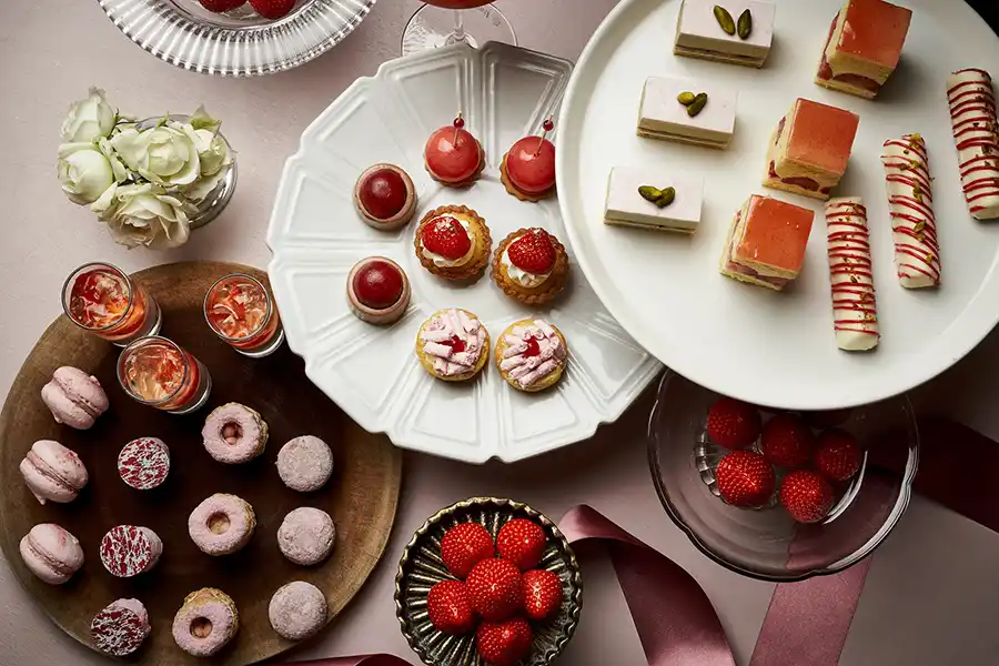 ウェスティン都ホテルのいちごアフタヌーンティーのメニュー