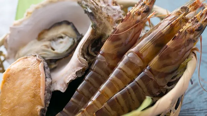 神戸三宮にあるてん樹の食材