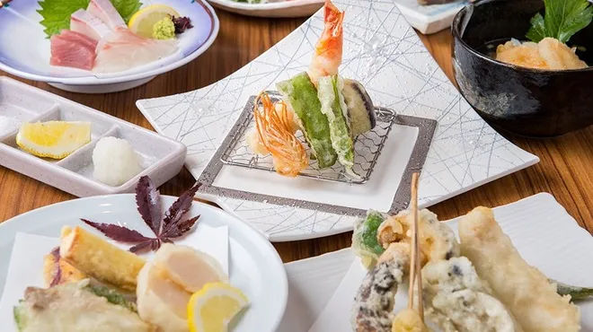 神戸三宮にあるてん樹のランチコース