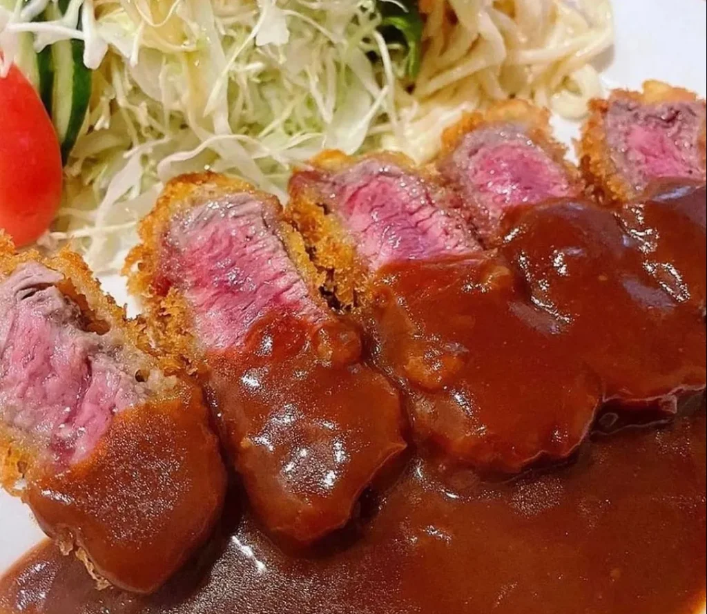 洋食の藤のビーフカツ