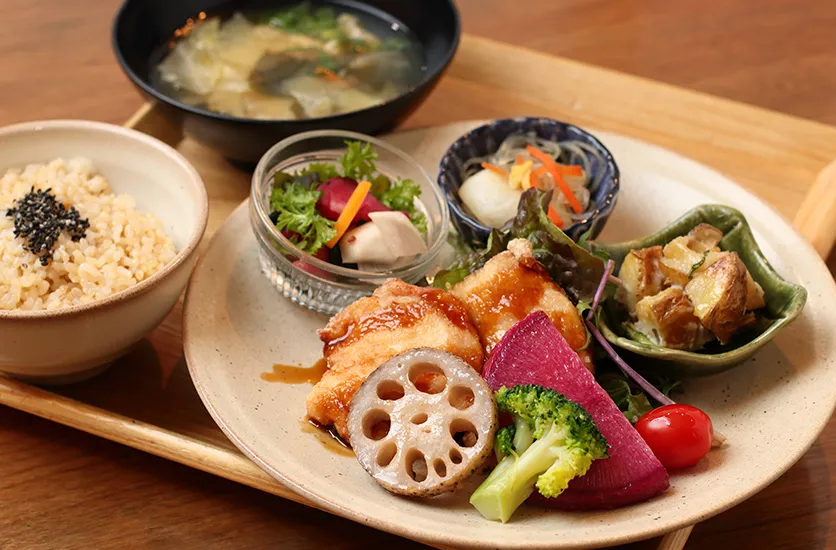 玄三庵の夜ご飯定食