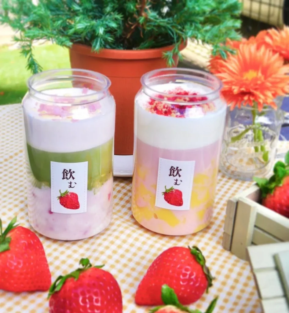 嵐山ミソラ「ベリーなカスタード」と「さくら香る抹茶」