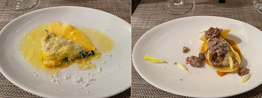 ラ・ランテルナ・ディ・ジェノバのパスタ