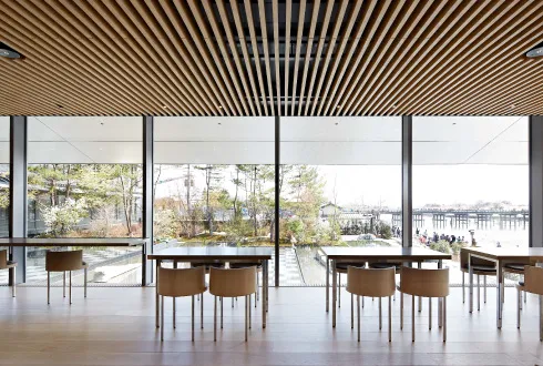 パンとエスプレッソと福田美術館内観