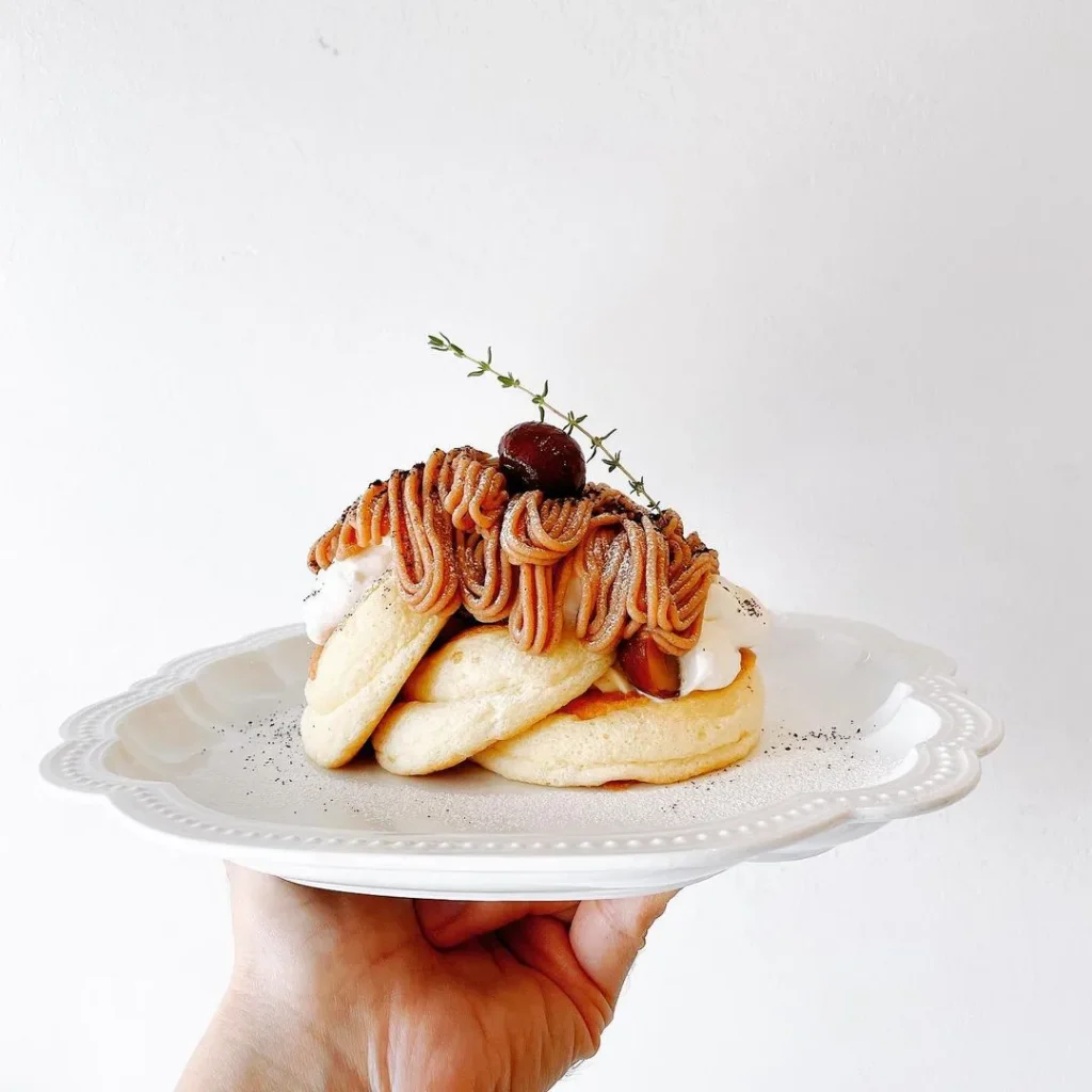 茨木市のカフェレードルのパンケーキ