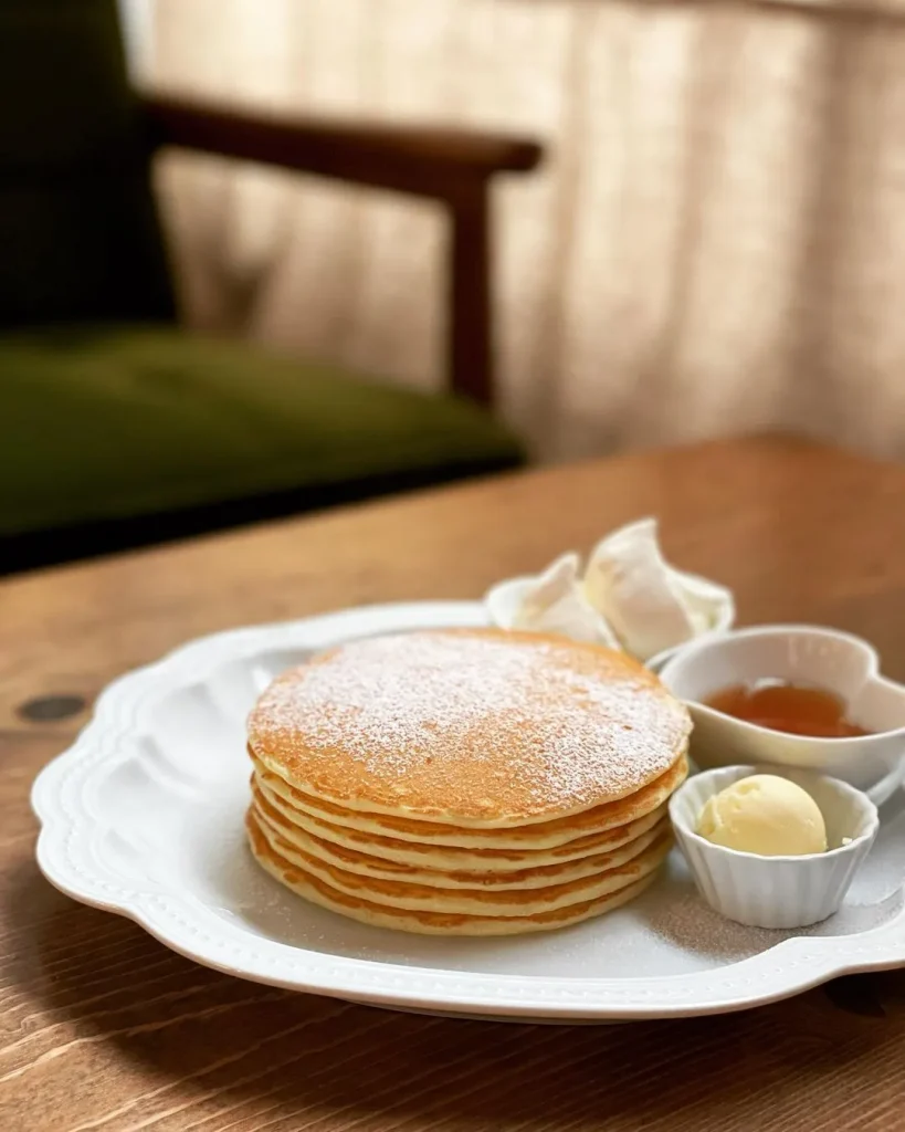 茨木市のカフェレードルのパンケーキ