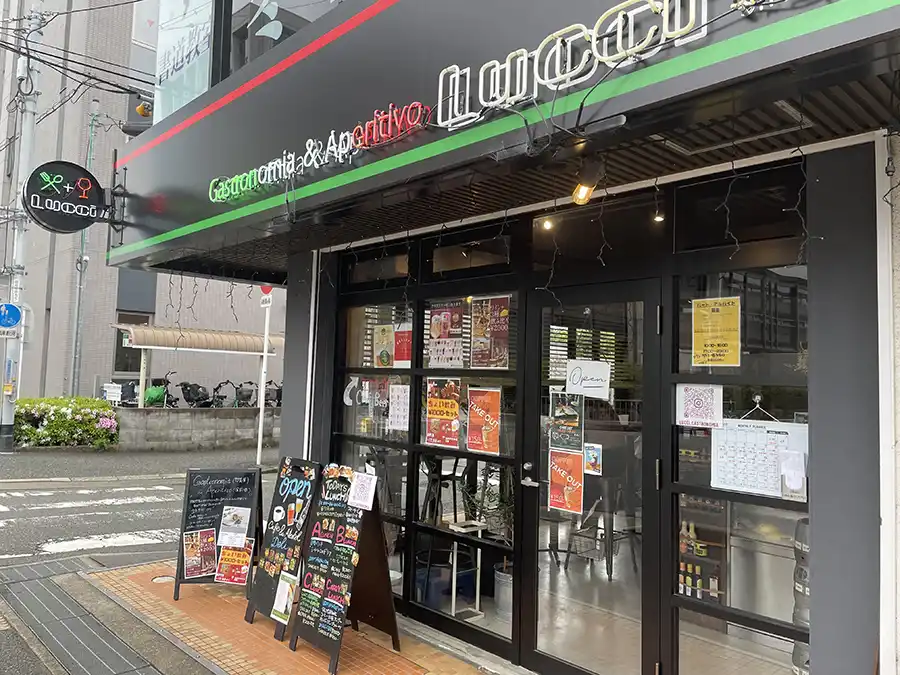 Lucciの姉妹店の外観