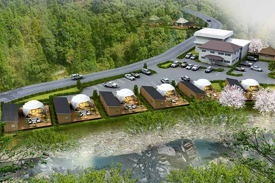 猪名川グランピング俯瞰