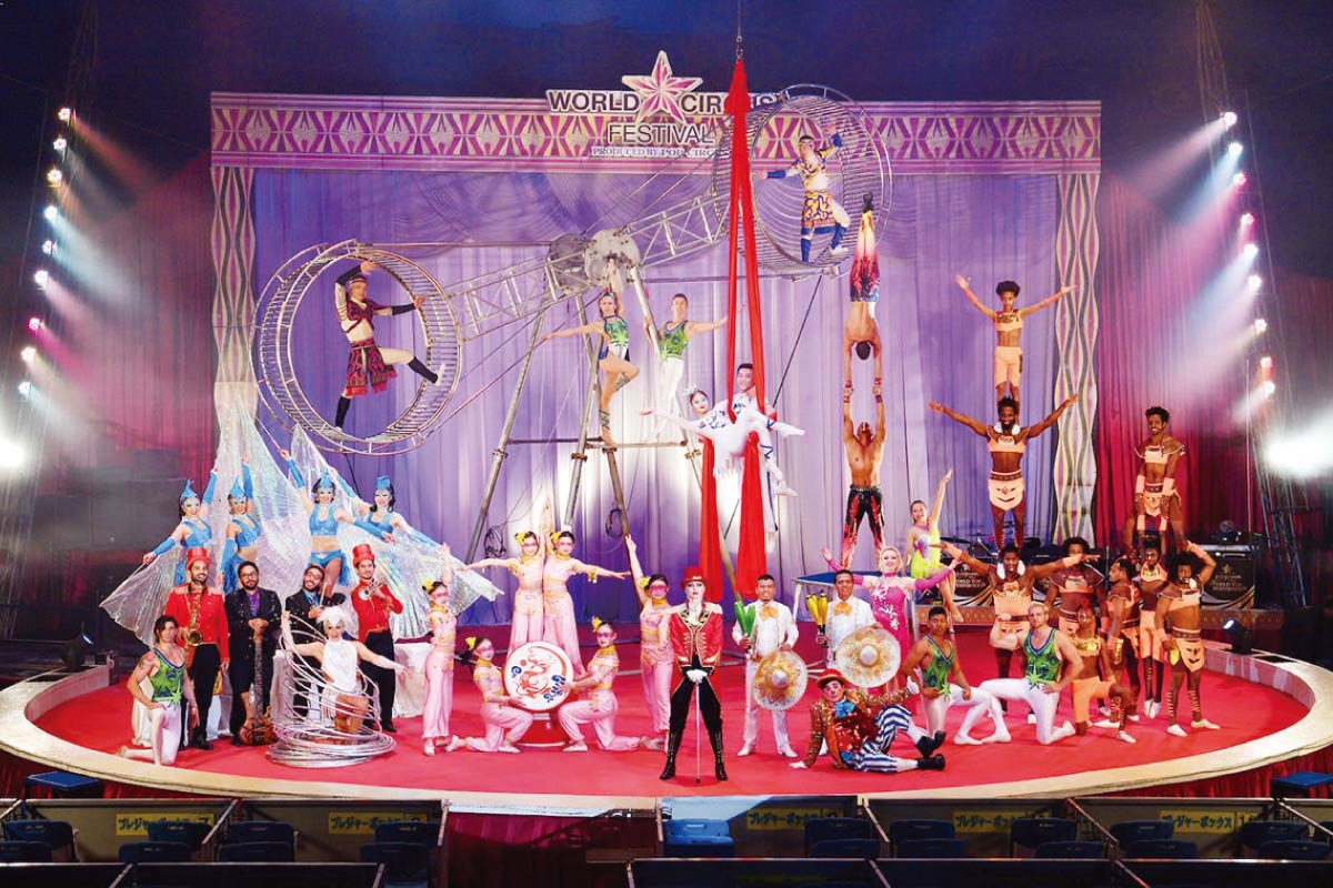 大迫力のアクロバットサーカスを西宮で初開催！「POP CIRCUS」開催中