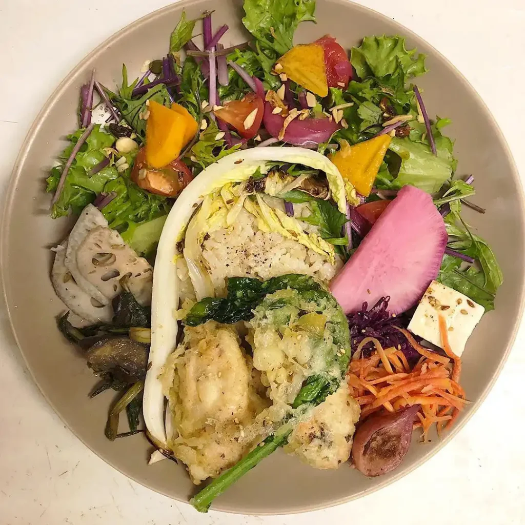 NOTTACAFEの玄米ランチプレート