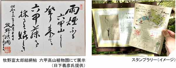 六甲山ボタニカルフェアの展示品