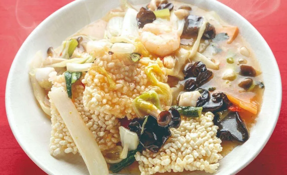 魏飯夷堂の海鮮おこげ