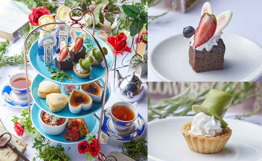 「不思議の国のアリス」の世界をモチーフにしたアフタヌーンティーが大阪梅田のレストランに登場！