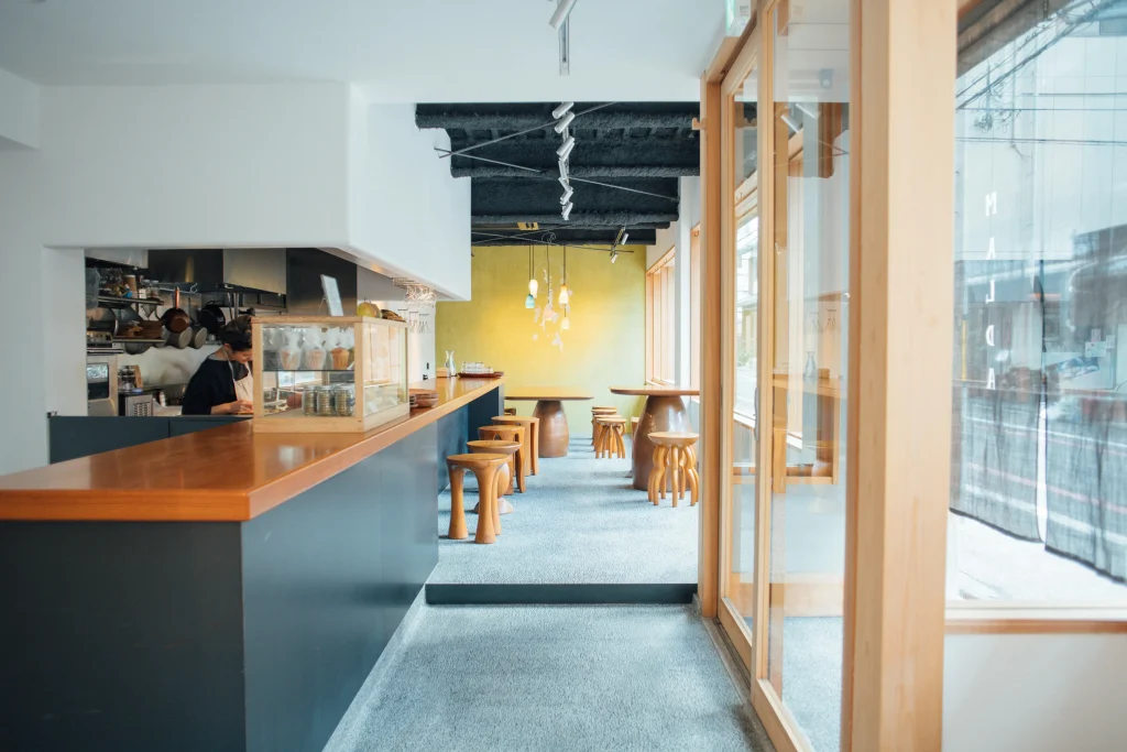 カフェマルダのインテリア