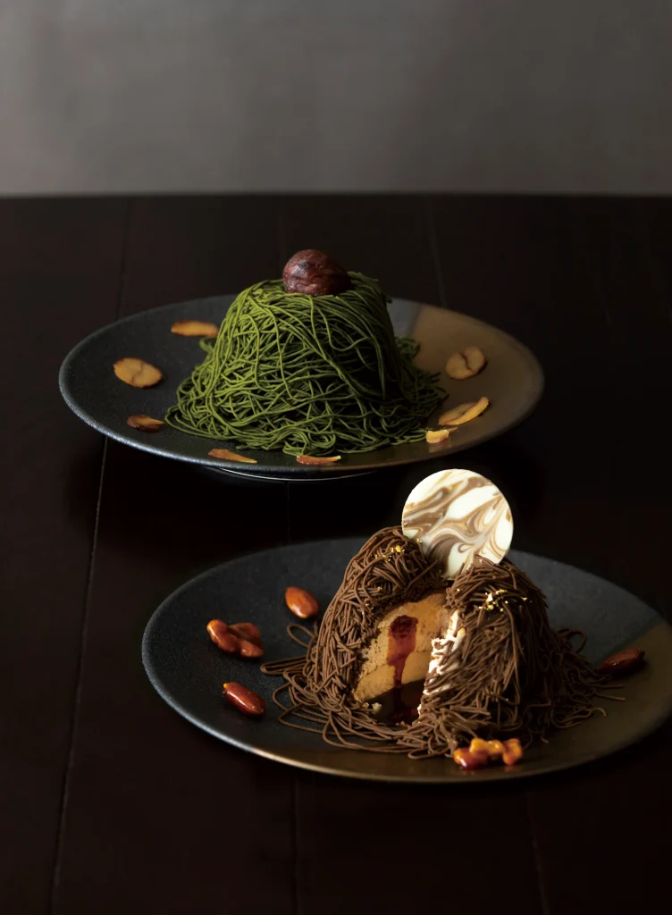 茶寮緑泉烏丸御池店モンブラン