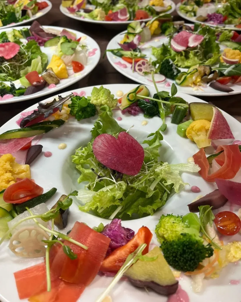 野菜フレンチノールのプレートメニュー