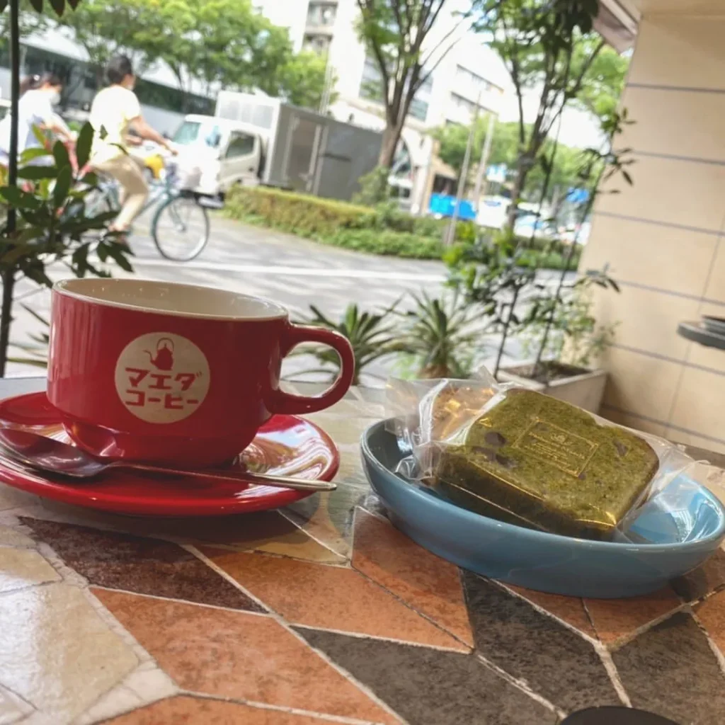 前田珈琲御池店テラス席