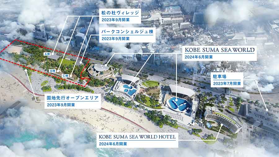 須磨海浜公園の一部エリアが9月1日(金)に先行オープン!BBQ施設やベーカリーカフェ、スタバも