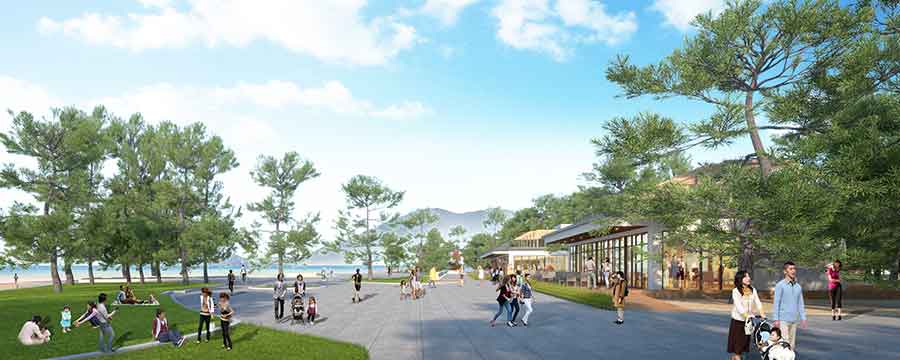 須磨海浜公園の広場イメージ