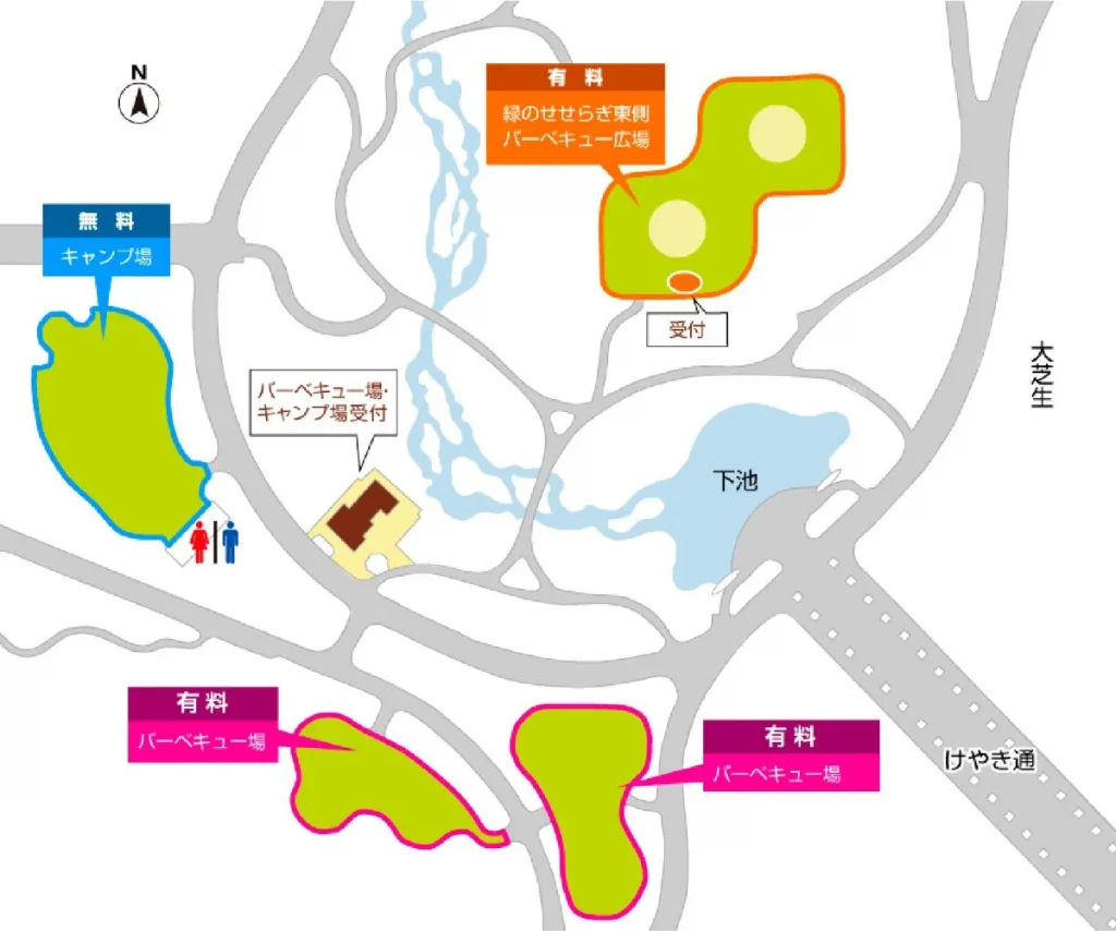花博記念公園鶴見緑地のMAP
