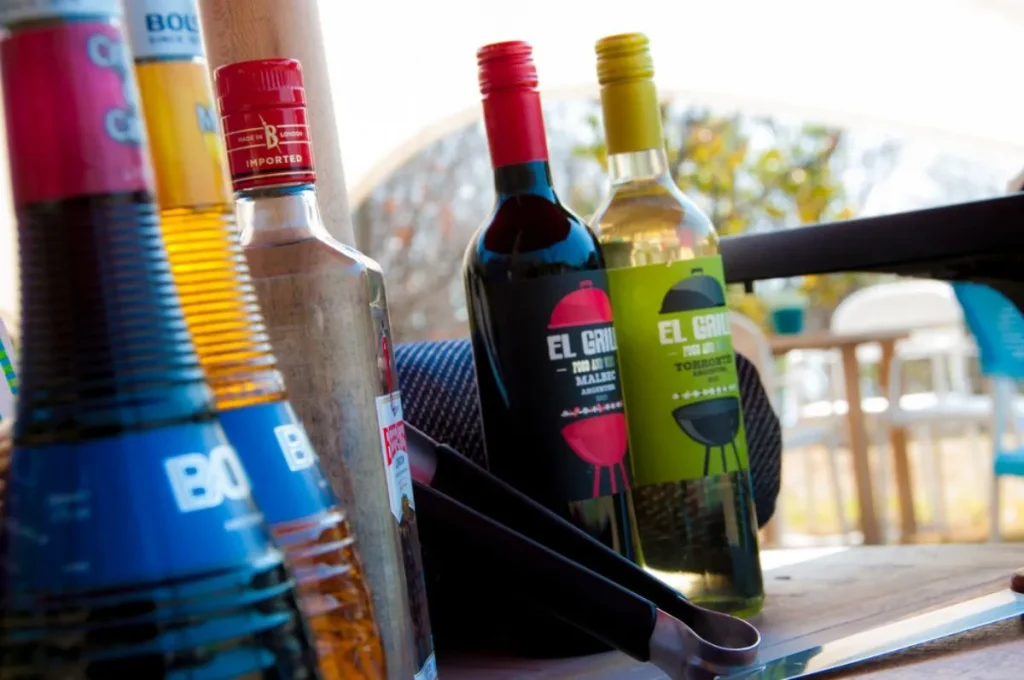 フリードリンクの瓶