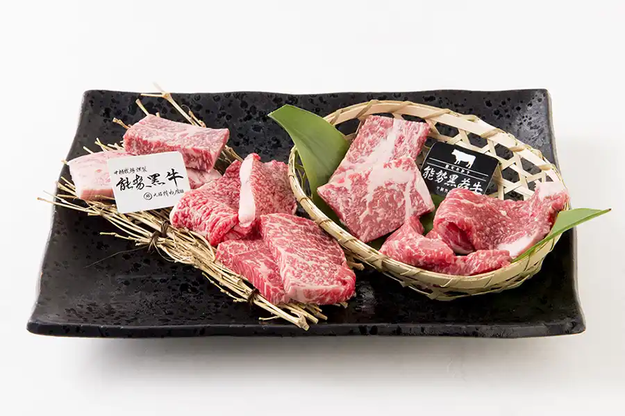 能勢黒牛のステーキ