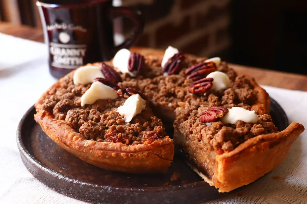 グラニースミスのコーヒーナッツアップルパイの全体像