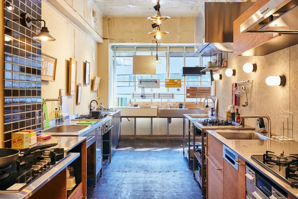 ツールボックス大阪店のキッチンコーナー