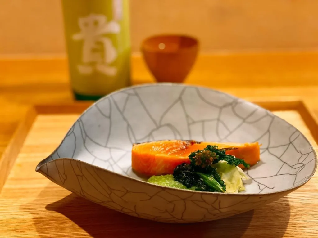 丸太町やんがすの日本酒のペアリング