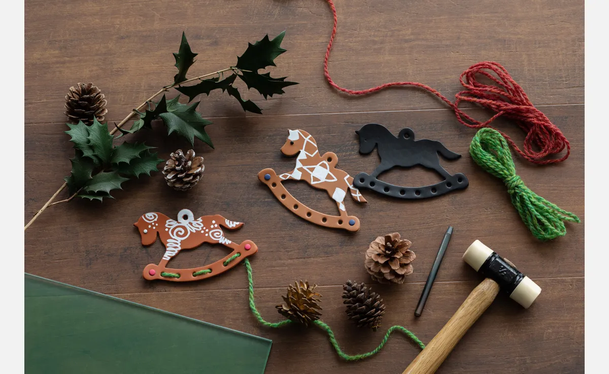【11/3～12/25　神戸で開催！】革でつくる世界にひとつだけのオーナメント！ こども向けクリスマスワークショップ