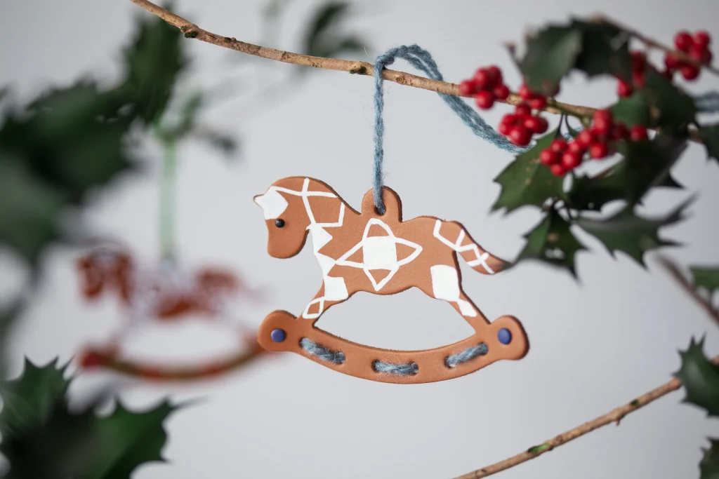土屋鞄クリスマスワークショップで完成した木馬