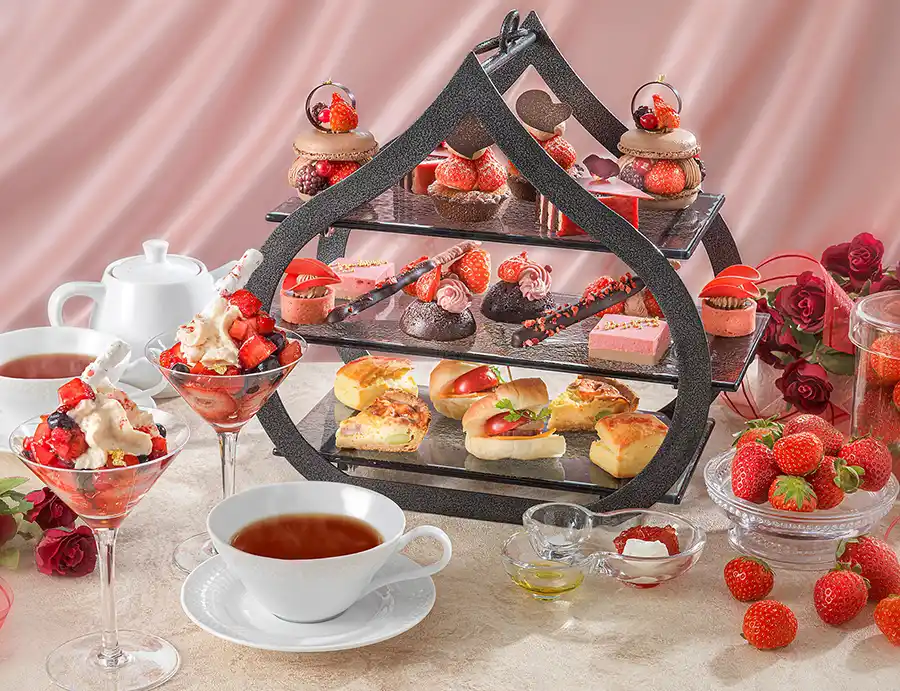 大阪いちごアフタヌーンティー速報!リーガロイヤルホテルは”大人可愛い”がテーマ、12月4日スタート