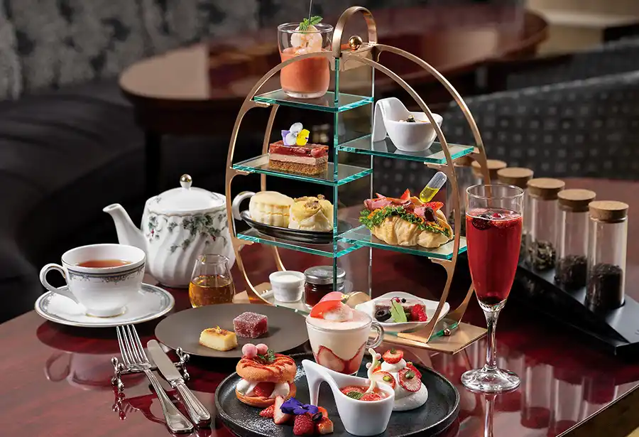 ホテル阪急インターナショナルのいちごアフタヌーンティー