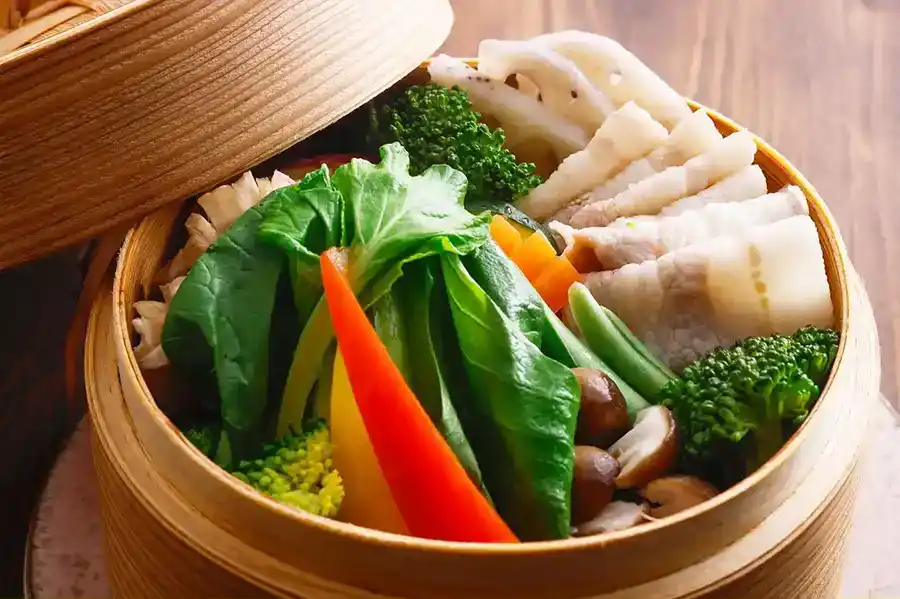 翠の野菜蒸ランチ