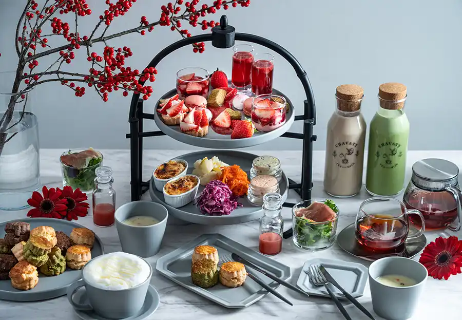 チャバティ嵐山いちごアフタヌーンティー