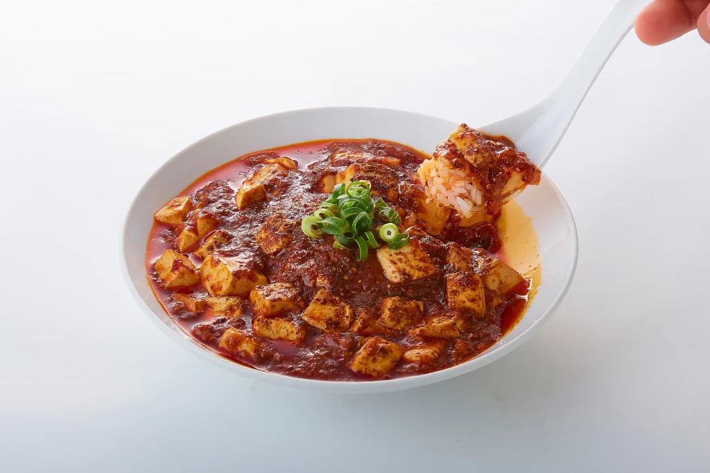 芙蓉麻婆麵の麻婆飯