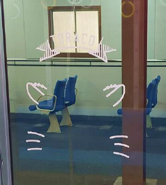 車内のフォトスポット