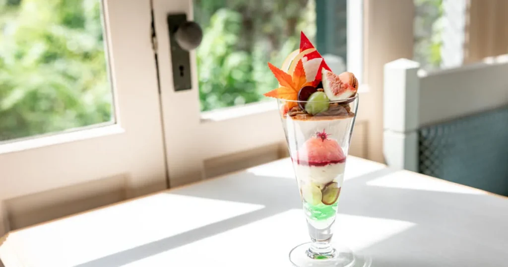 北野異人館　旧ムーア邸　期間限定のパフェ　