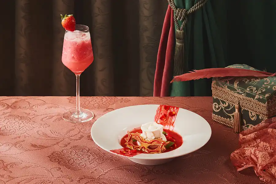 THE THOUSAND KYOTOのいちごアフタヌーンティーのデセール