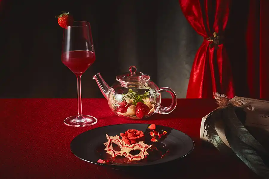 THE THOUSAND KYOTOのいちごアフタヌーンティーのデセール