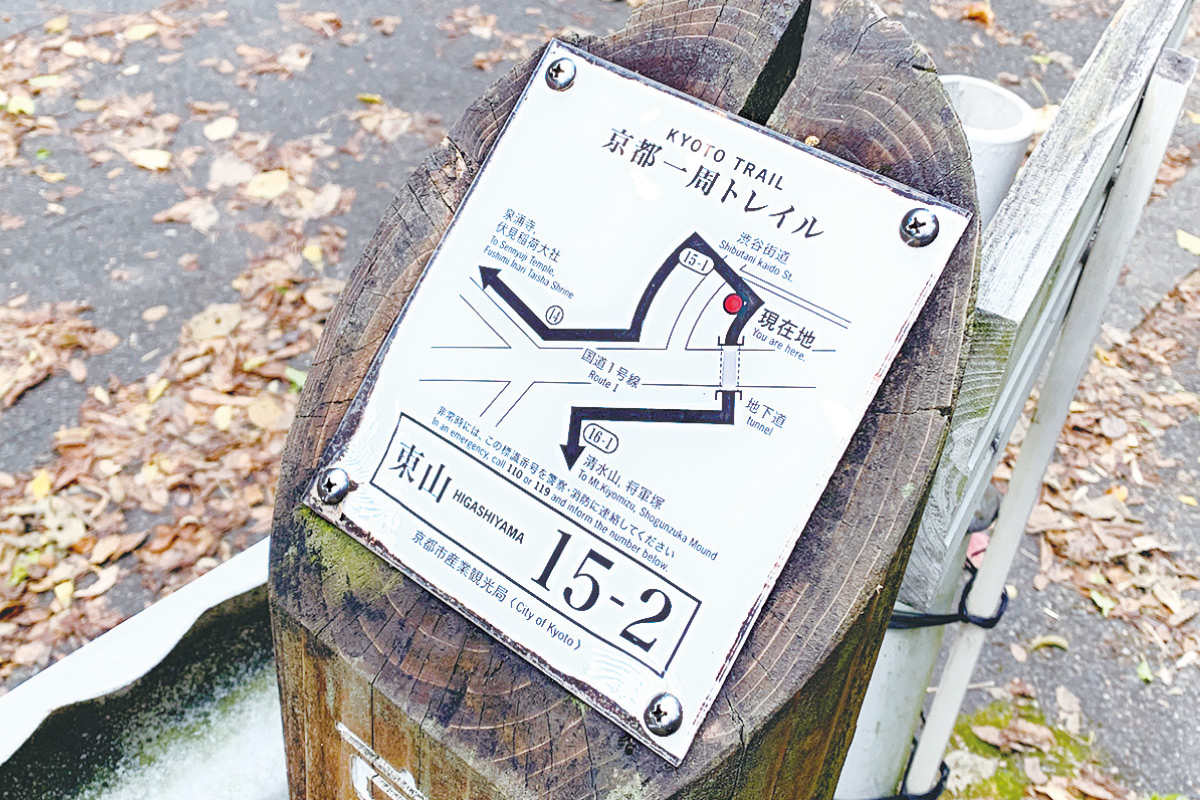 京都トレイル道30周年記念ハイキング「智積院から清水山・東山山頂公園コース」1月14日（日）開催