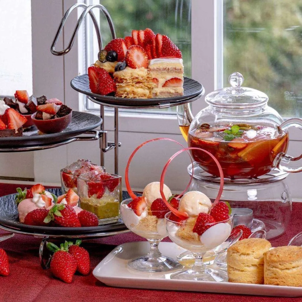 六甲サイレンスリゾートのいちごアフタヌーンティー