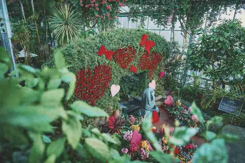 布引ハーブ園の愛の像