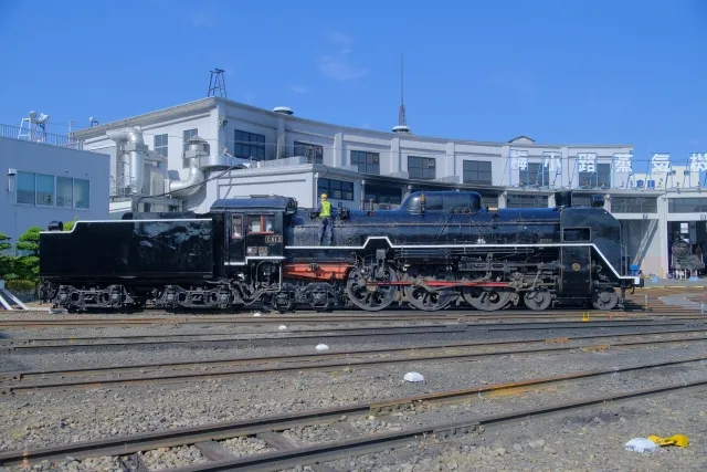 京都鉄道博物館の扇形車庫