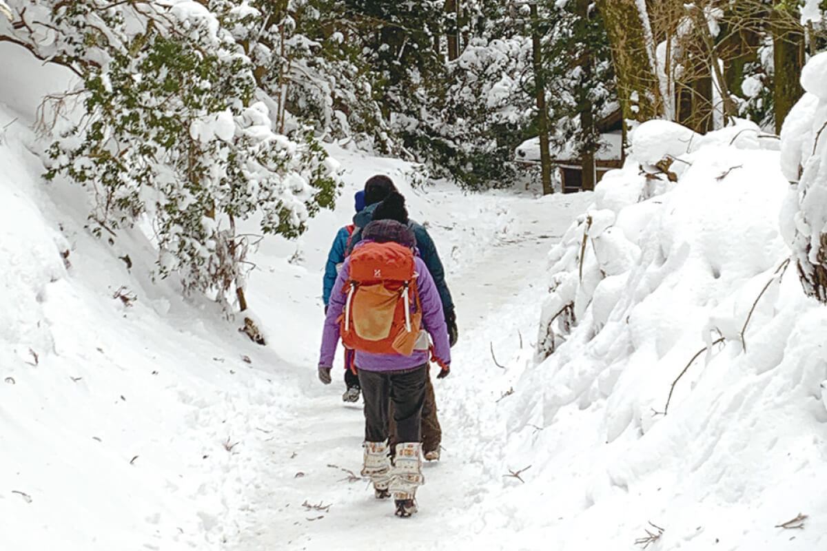 白銀の冬山にチャレンジ！愛宕山耐寒ハイキング 2月3日（土）開催