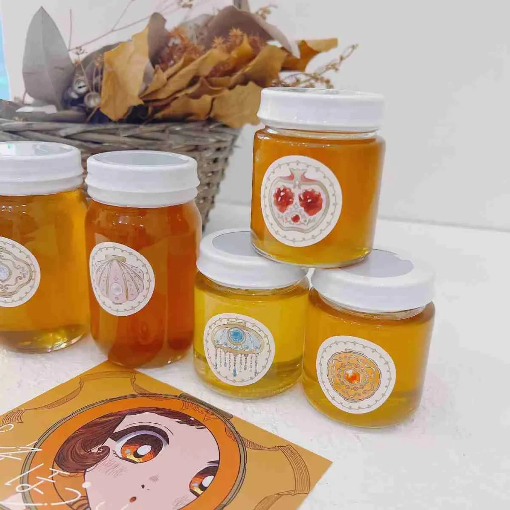 まほう少女なキブン展 京都ヒグチ養蜂園のはちみつ