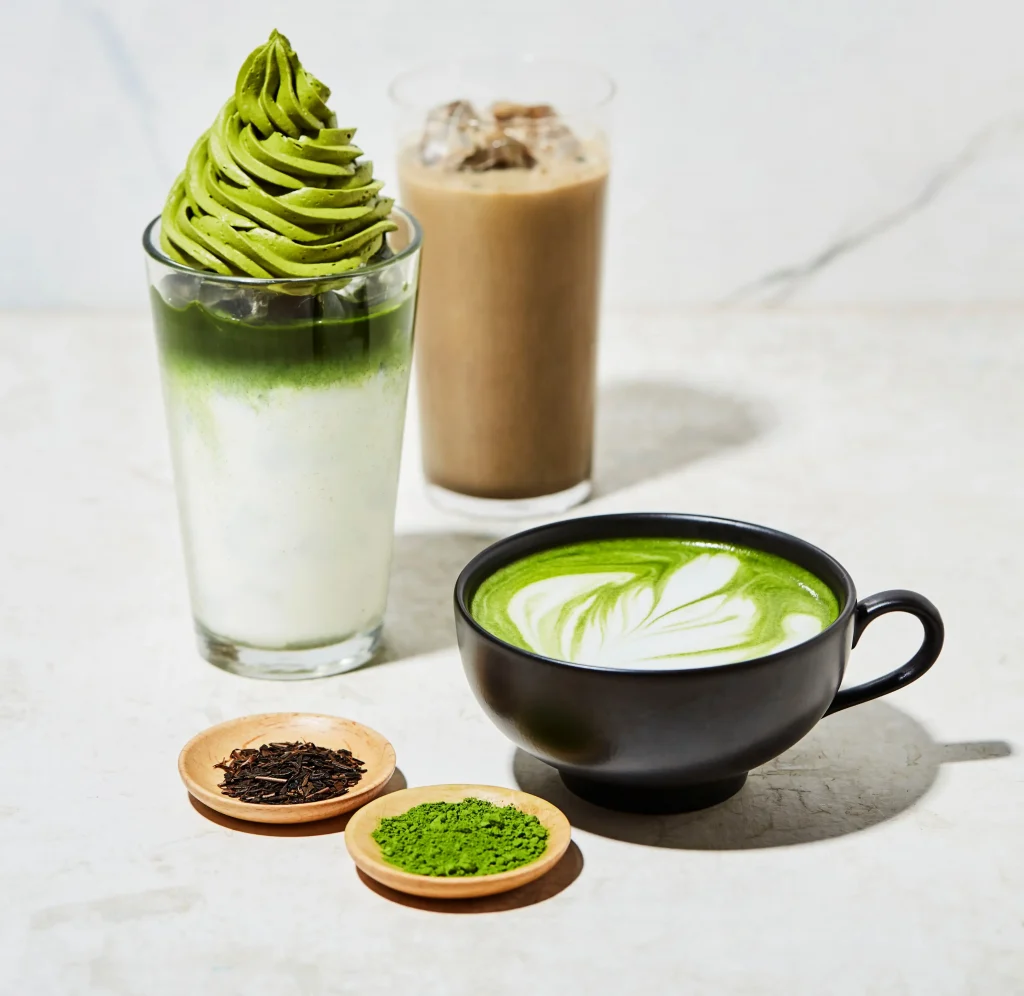 伊右衛門カフェの豊富なドリンクメニュー