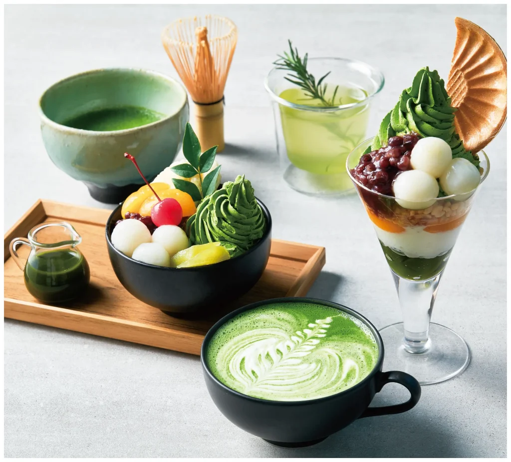 伊右衛門カフェのデザート各種