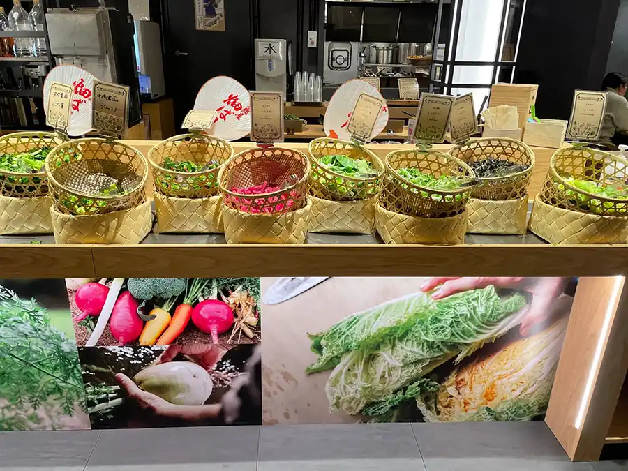 都野菜賀茂のサラダバー